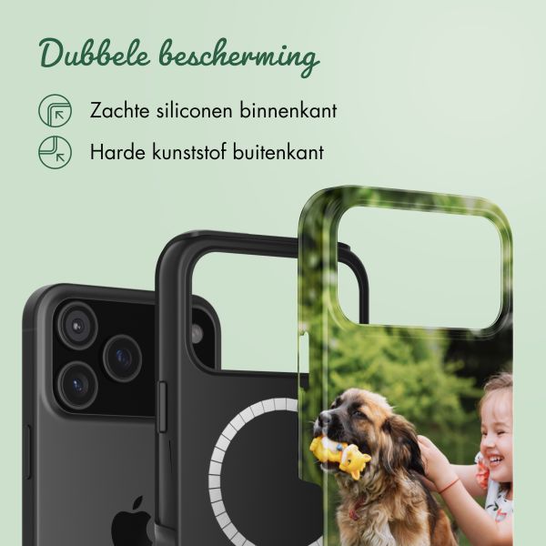 Ontwerp je eigen tough case met MagSafe Apple iPhone 18 Pro Max / 17 Pro Max - Wit