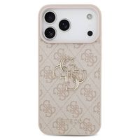 Guess 4G Metal Logo Backcover Apple iPhone 17 Pro Max - Roze