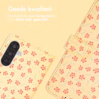 imoshion Design Bookcase Samsung Galaxy A56 - Sunny Yellow Petite Flowers