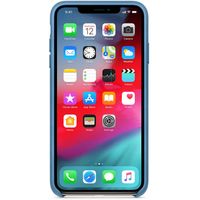 Apple Leather Backcover iPhone Xs Max - Cod Blue