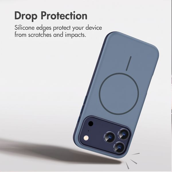 imoshion Color Backcover with Thin MagSafe Ring Apple iPhone 18 Pro / 17 Pro - Dark Blue