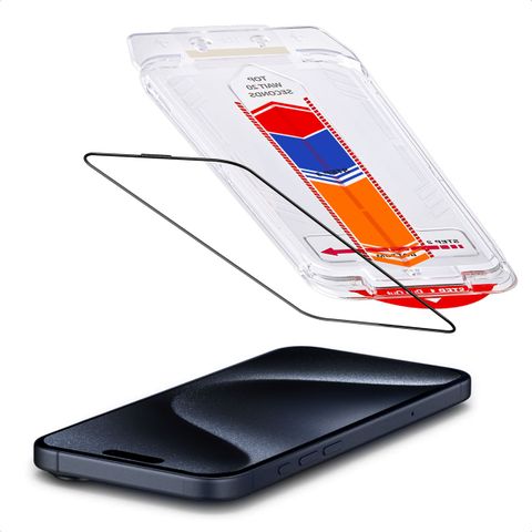 Accezz Tempered Glass Screen Protector + Applicator Apple iPhone 15 Pro Max