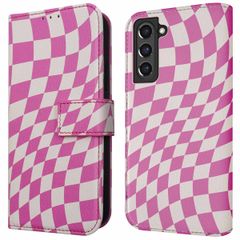 imoshion Design Bookcase Samsung Galaxy S21 FE - Retro Pink