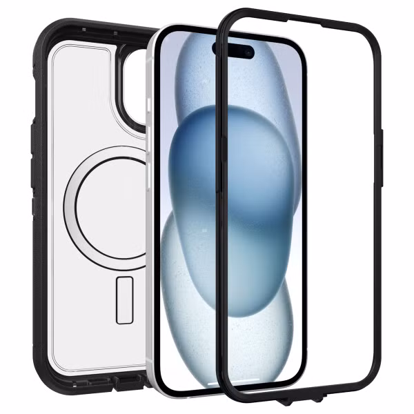 OtterBox Defender XT Backcover Apple iPhone 13/14/15/16e - Clear / Black