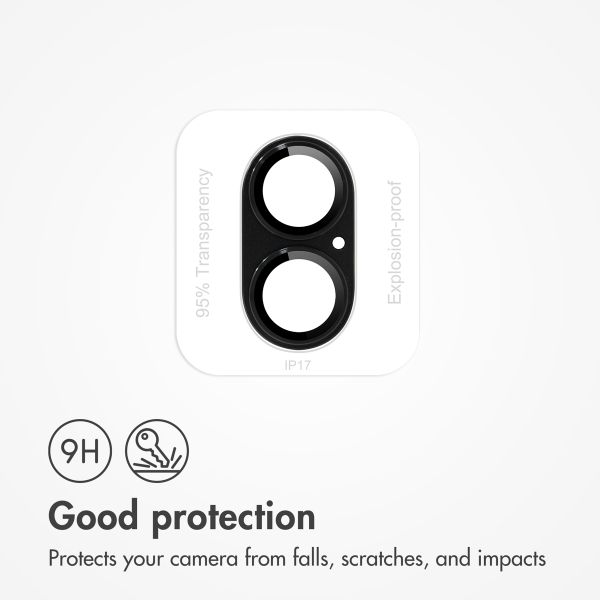 imoshion Camera Protector Glass 2-pack Apple iPhone 17 - Black