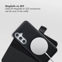 Selencia Olyn Uitneembare Bookcase met MagSafe Samsung Galaxy S24 FE - Zwart