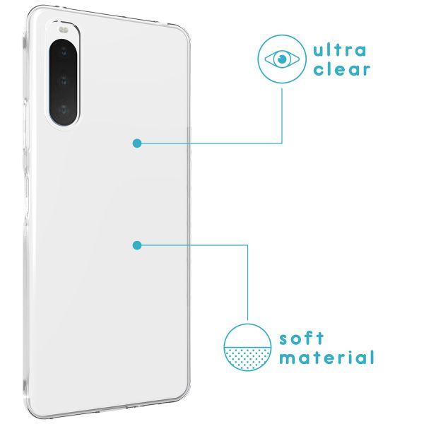 imoshion Softcase Backcover Sony Xperia 10 IV - Transparant