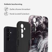 Selencia Vivid Tough Backcover Samsung Galaxy A15 (5G/4G) - Chic Marble Black