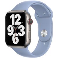 Apple Sport Band Apple Watch Series 1 t/m 10 / SE / Ultra (2) (44/45/46/49 mm) - Blue Fog