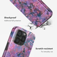 Selencia Vivid Back Cover with MagSafe Apple iPhone 15 Pro - Fresh Paint Flower Orange