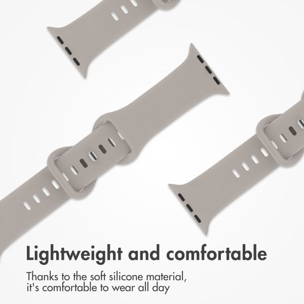 imoshion Silicone⁺ Strap Apple Watch | 38/40/41/42 mm - Size S/M - Stone