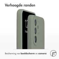 Accezz Liquid Silicone Backcover met MagSafe Samsung Galaxy S26 FE - Cooper Green