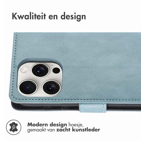 imoshion Luxe Bookcase Apple iPhone 16 Pro - Air Blue