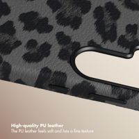 Selencia Sabi Back Cover Panther Print with MagSafe Samsung Galaxy S26 - Midnight Black