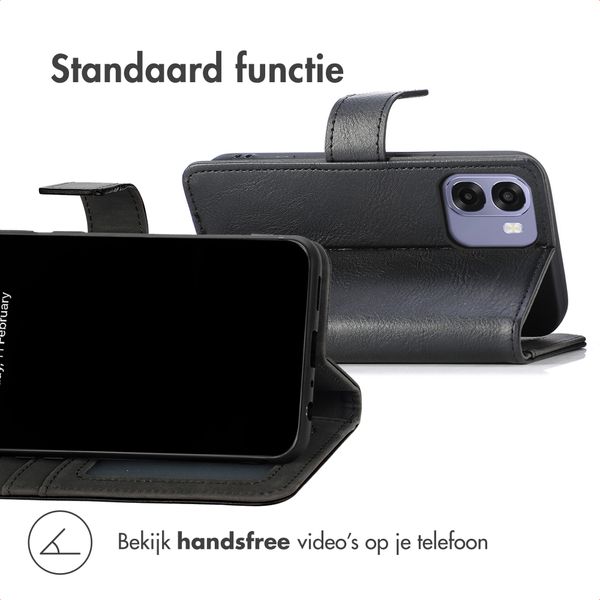 imoshion Luxe Bookcase Oppo A6x (4G/5G) - Zwart