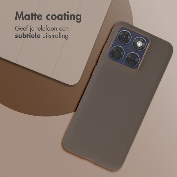 imoshion Color Backcover Motorola Edge 70 Fusion - Bruin