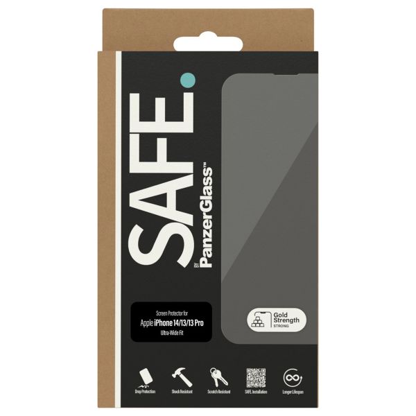 SAFE by PanzerGlass Ultra-Wide Fit Screenprotector Apple iPhone 14 / 13 / 13 Pro