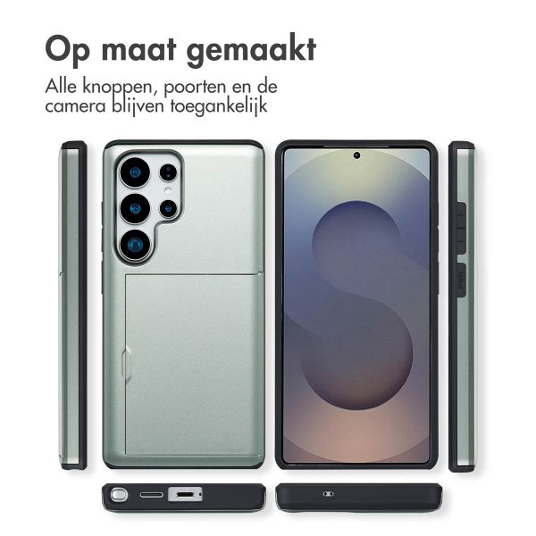 imoshion Backcover met pasjeshouder Samsung Galaxy S25 Ultra - Groen