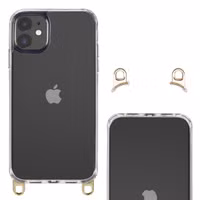 Selencia Backcover met afneembare haakjes iPhone 11 - Transparant