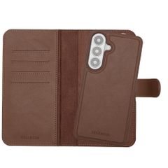 Selencia Olyn Uitneembare Bookcase met MagSafe Samsung Galaxy S26 Plus - Bruin