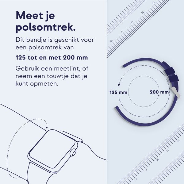 Garmin Siliconen bandje  - Garmin 20 mm aansluiting - Black / Slate