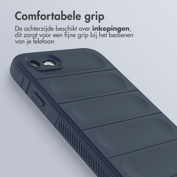imoshion EasyGrip Backcover Apple iPhone SE (2022 / 2020) / 8 / 7 - Donkerblauw