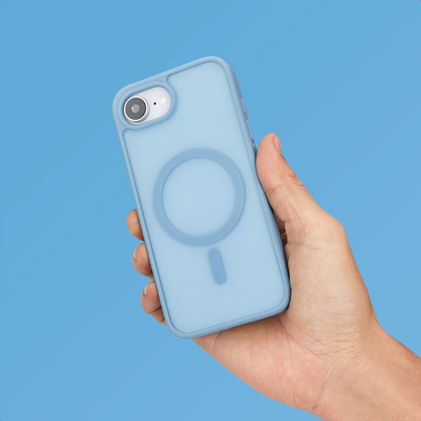 imoshion Colour Guard Back Cover with MagSafe Apple iPhone 17e / 16e - Light blue