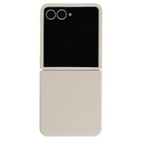 Accezz Liquid Silicone Case with MagSafe Samsung Galaxy Z Flip 8 - Stone