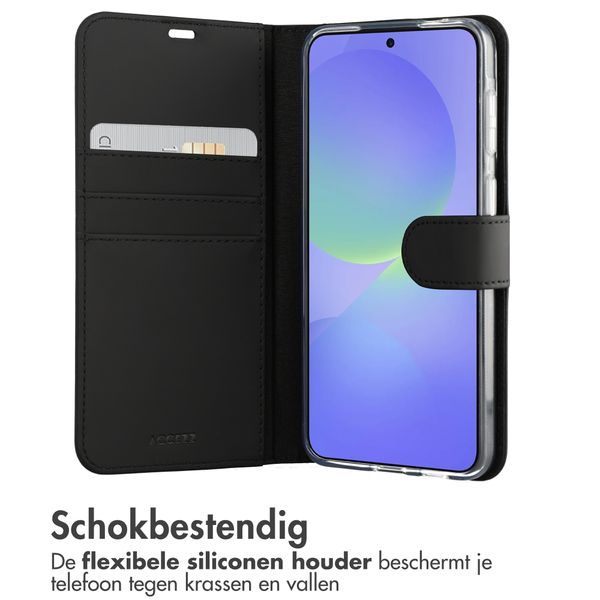 Accezz Wallet Softcase Bookcase Samsung Galaxy A37 (5G) - Zwart
