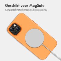 imoshion Color Backcover met Thin MagSafe Ring Apple iPhone 15 - Oranje