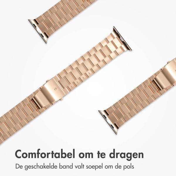 imoshion Stalen bandje Apple Watch Series 1 t/m 9 / SE (38/40/41 mm) | Series 10 (42 mm) - Rosé Goud