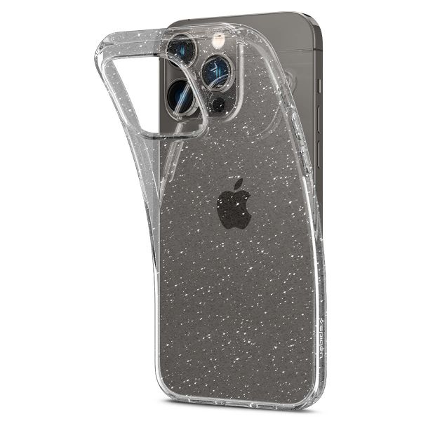 Spigen Liquid Crystal Glitter Backcover Apple iPhone 14 Pro - Transparant