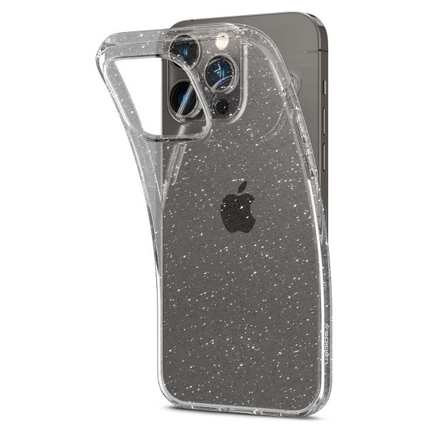 Spigen Liquid Crystal Glitter Backcover iPhone 14 Pro - Transparant