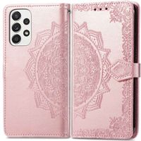 imoshion Mandala Bookcase Samsung Galaxy A33 - Rosé Goud