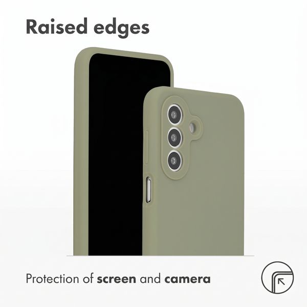 Accezz Liquid Silicone Back Cover Samsung Galaxy A27 (5G) - Cooper Green