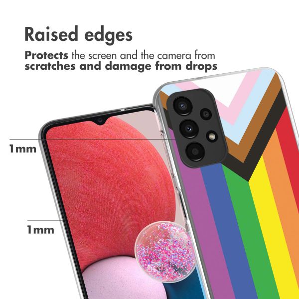 imoshion Design hoesje Samsung Galaxy A13 (4G) - Rainbow flag