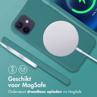 imoshion Color Backcover met afneembaar koord MagSafe Apple iPhone 12 (Pro) - Donkergroen