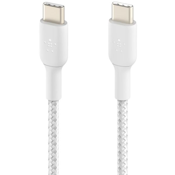 Belkin Boost↑Charge™ Braided USB-C naar USB-C kabel - 1 meter - Wit