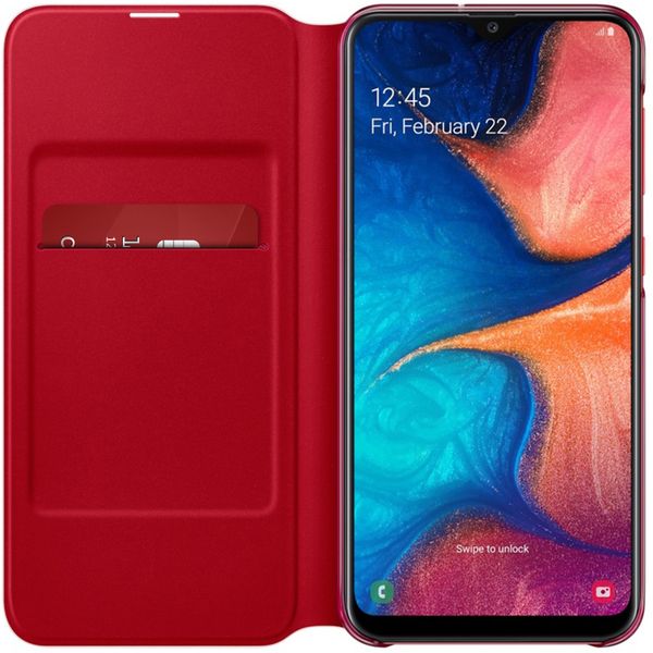 Samsung Originele Wallet Bookcase Samsung Galaxy A20e - Wit
