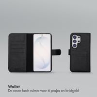 Selencia Olyn Uitneembare Bookcase met MagSafe Samsung Galaxy S26 Ultra - Zwart