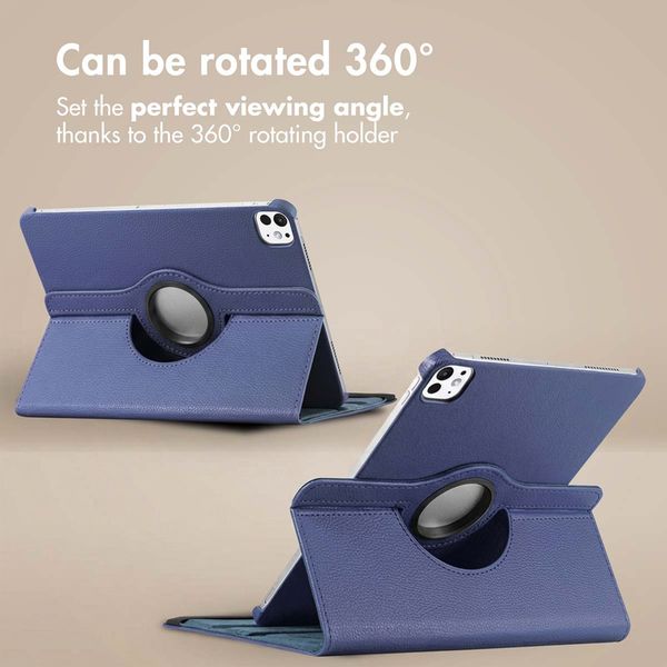 imoshion 360° Rotating Case Apple iPad Pro 13 (2025) M5 / (2024) M4 - Dark Blue