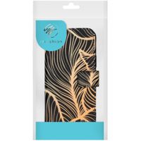 imoshion Design Softcase Bookcase Samsung Galaxy A71 - Golden Leaves