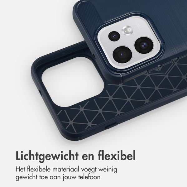 imoshion Brushed Backcover Oppo Reno 16 / 16 Pro - Donkerblauw
