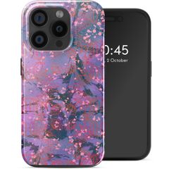 Selencia Vivid Case with MagSafe Apple iPhone 15 Pro - Fresh Paint Flower Orange