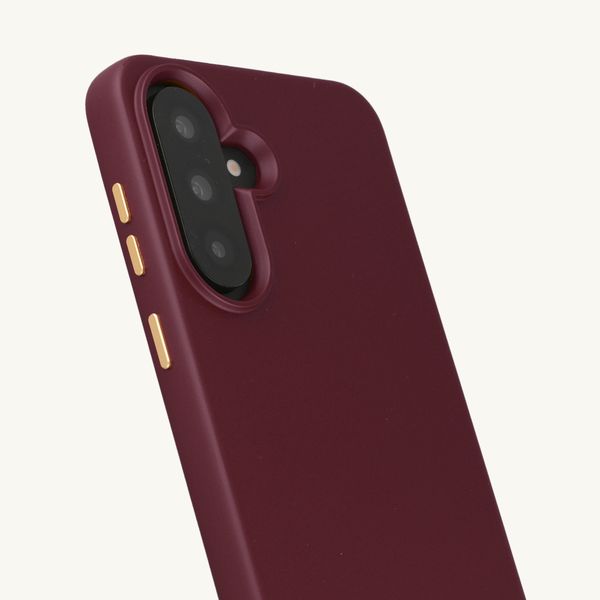 Selencia Rivièra MagSafe Backcover met afneembare haakjes Samsung Galaxy A37 (5G) - Bold Burgundy