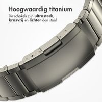 Accezz Mat Titanium bandje  - Garmin 26 mm aansluiting - Titanium