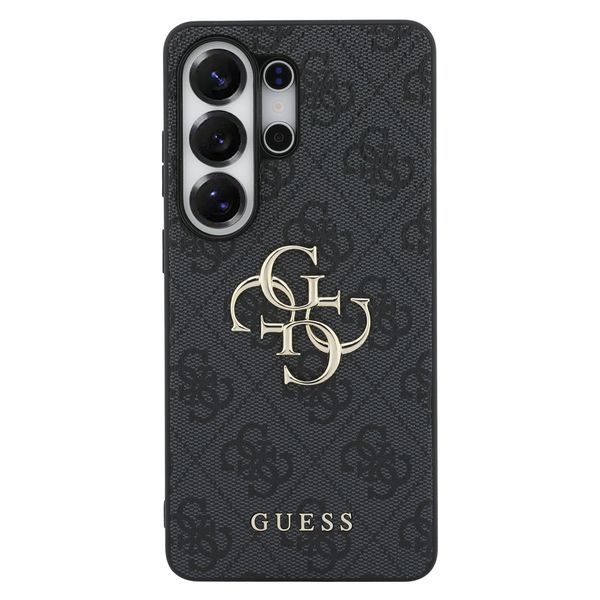 Guess 4G Metal Logo Backcover Samsung Galaxy S26 Ultra - Zwart