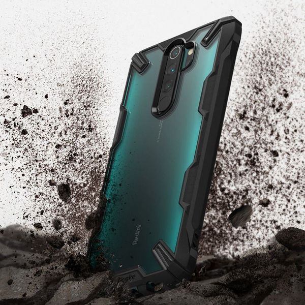 Ringke Fusion X Backcover Xiaomi Redmi Note 8 Pro - Zwart