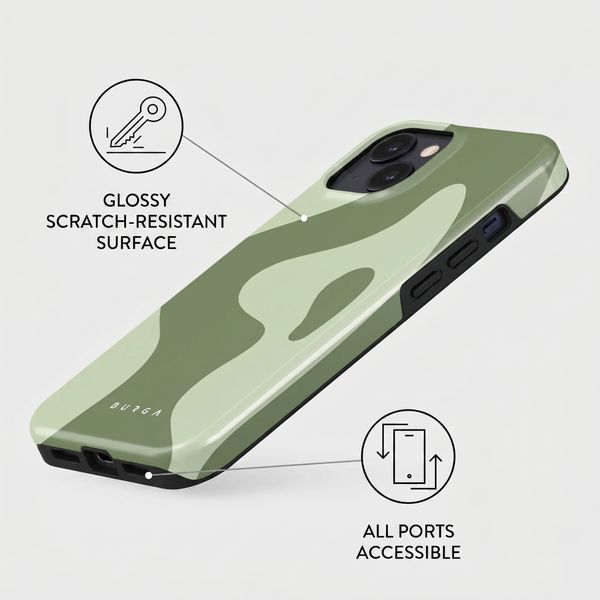 Burga Tough Back Cover with MagSafe Apple iPhone 15 - No Rush