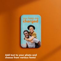 Ontwerp je eigen 10.000 mAh powerbank met geïntegreerde kabels - Wit